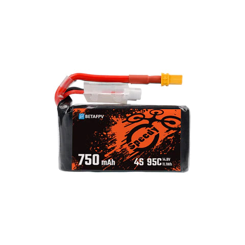 Get the Best Flight Experience with BETAFPV 750mAh 4S 95C XT30 LiPo Battery (1pc)