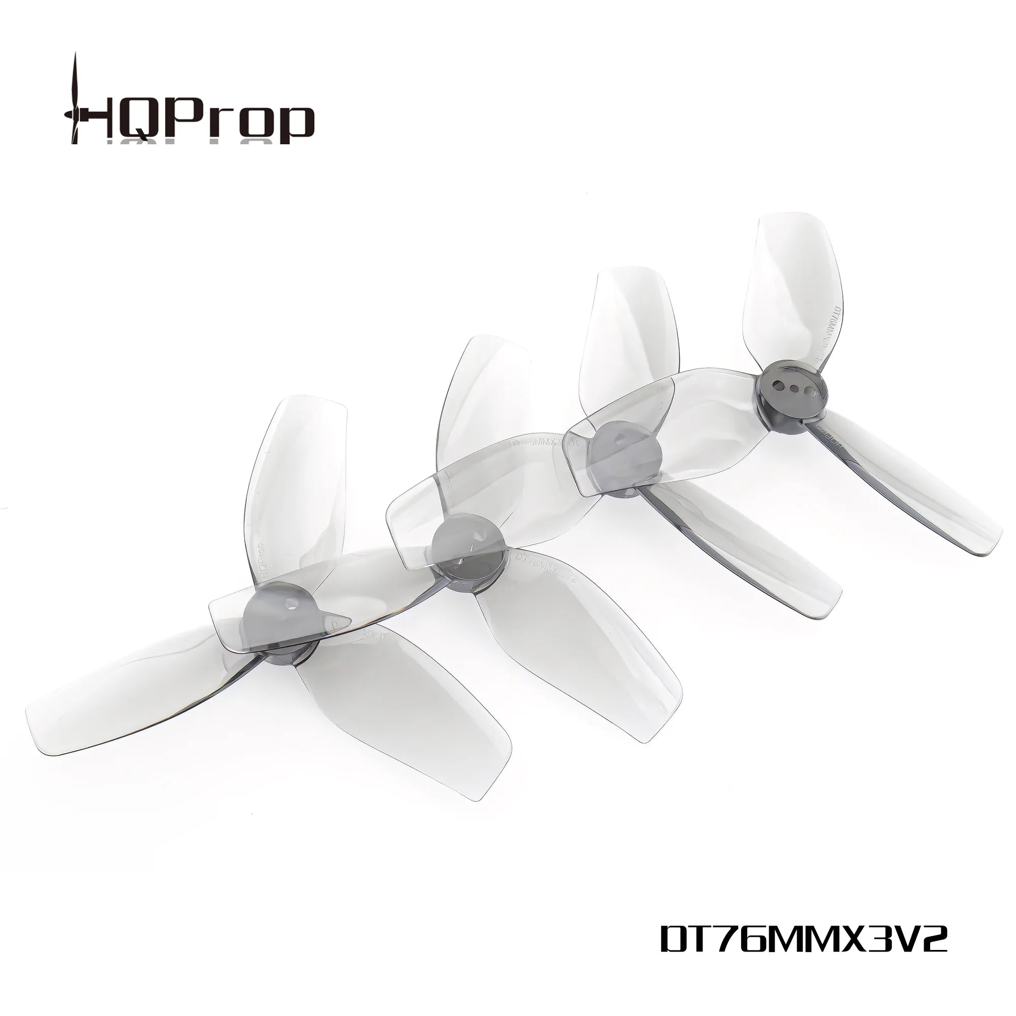 HQProp DT76MMX3 V2 3-Blade CineWhoop Propellers (2CW+2CCW) - Great Deal!