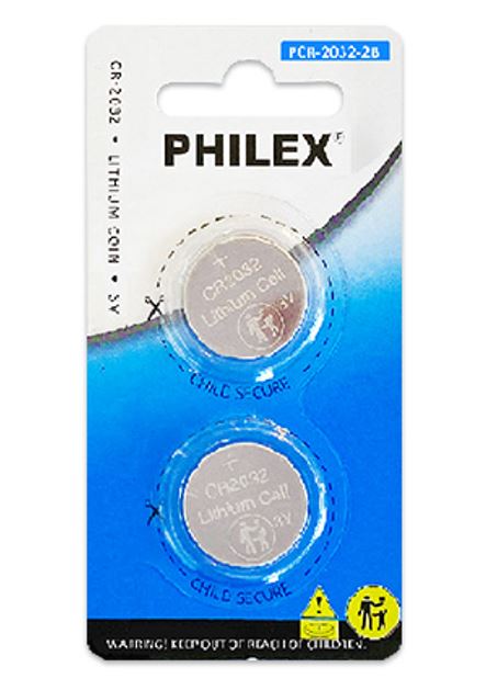 Sansai 3V CR2032 Lithium Button Coin Battery - 2 Pack for Motherboard [PC]