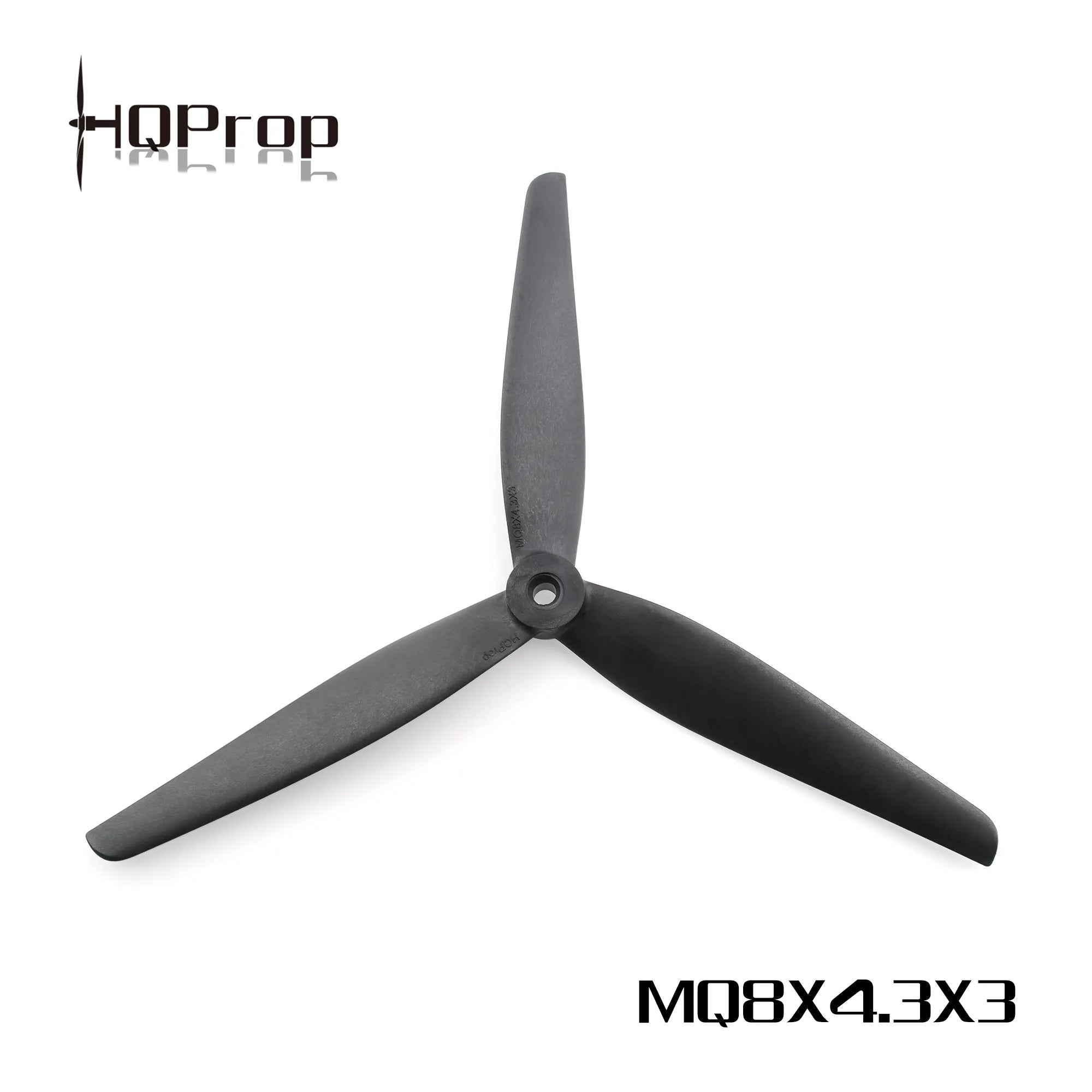 Hot Sale! HQProp MQ 8x4.3x3 Black Propellers in Glass Fiber Nylon (1CW + 1CCW)