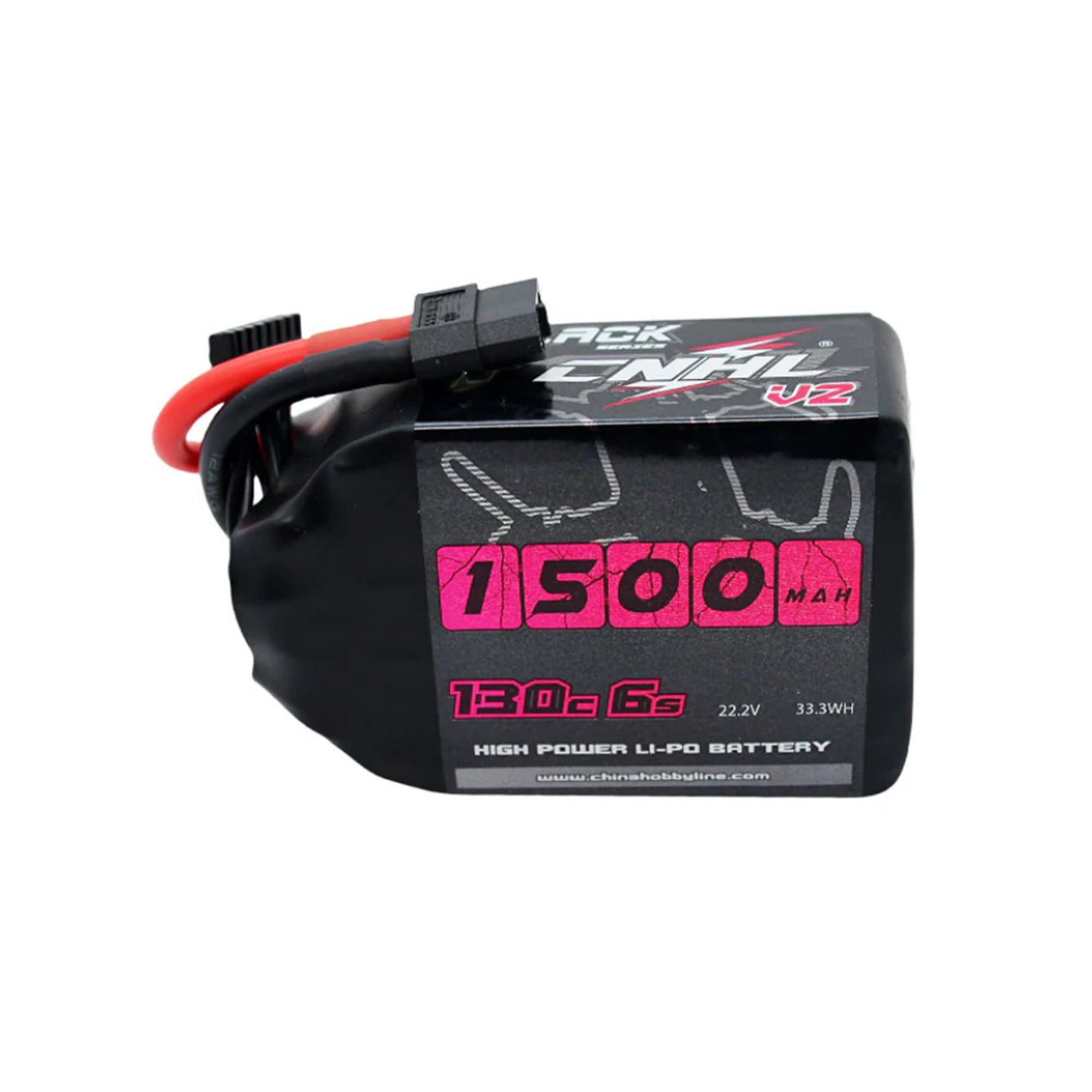 CNHL Black Series V2.0 1500mAh 22.2V 6S 130C Lipo Battery with XT60 - Hot Sale!