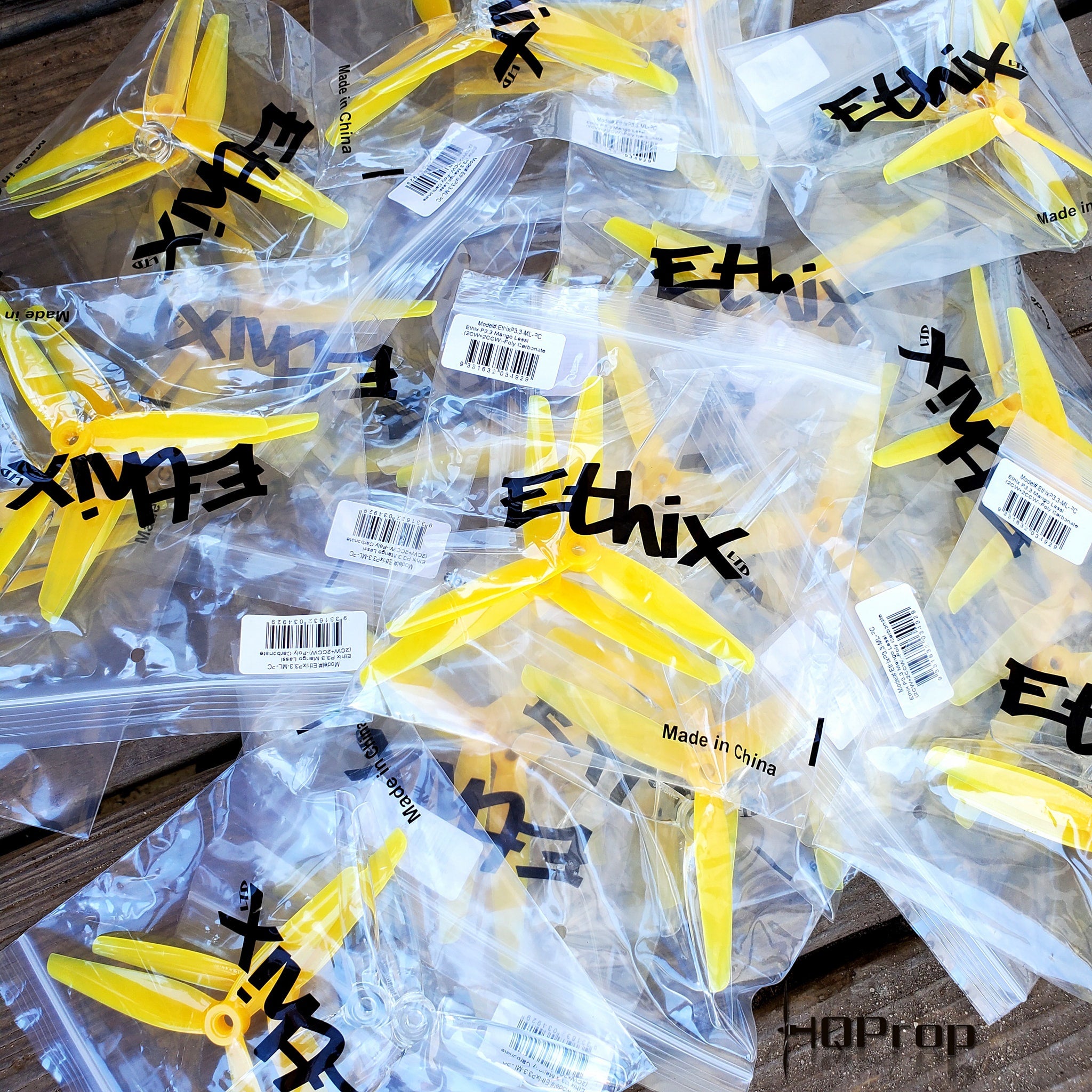 Hot Sale! HQProp Ethix P3.3 5.1 - Inch 3 - Blade Polycarbonate Propellers (2CW + 2CCW)
