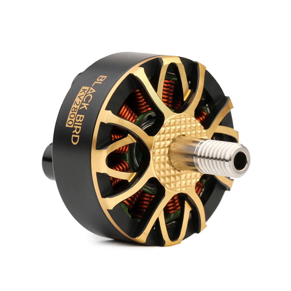 Hot Sale! T-MOTOR Black Bird v2 2207 Brushless Motor with 1950KV or 2800KV Options (Single Piece)