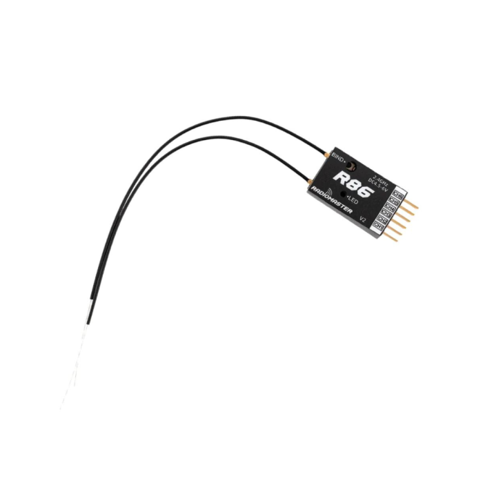 Hot! RadioMaster R86 V2 2.4GHz PWM Receiver Compatible with FrSky D8/D16 & SFHSS