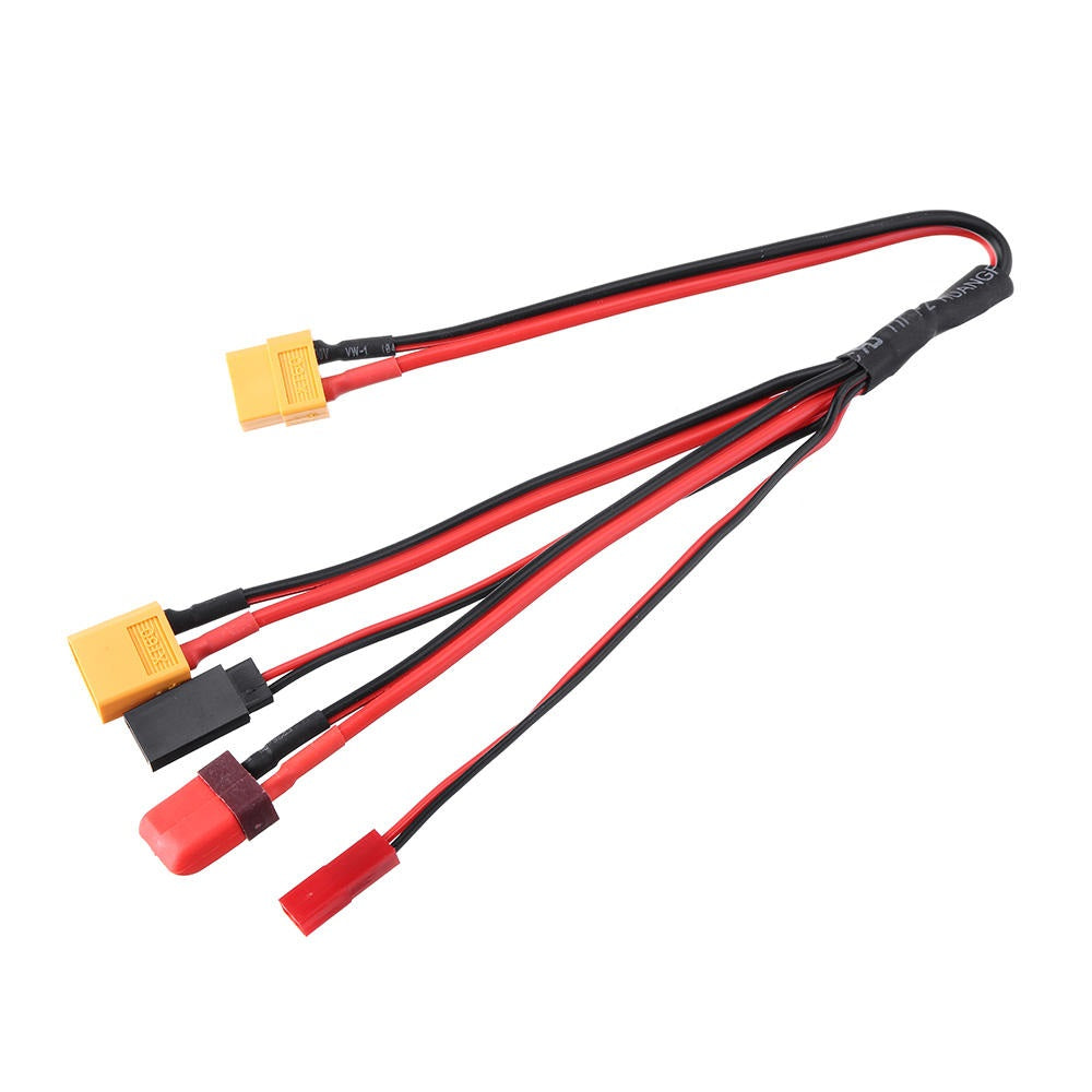 4-in-1 Multi-Purpose Charging Cable with XT60 to Futaba T F XT60 JST Plugs