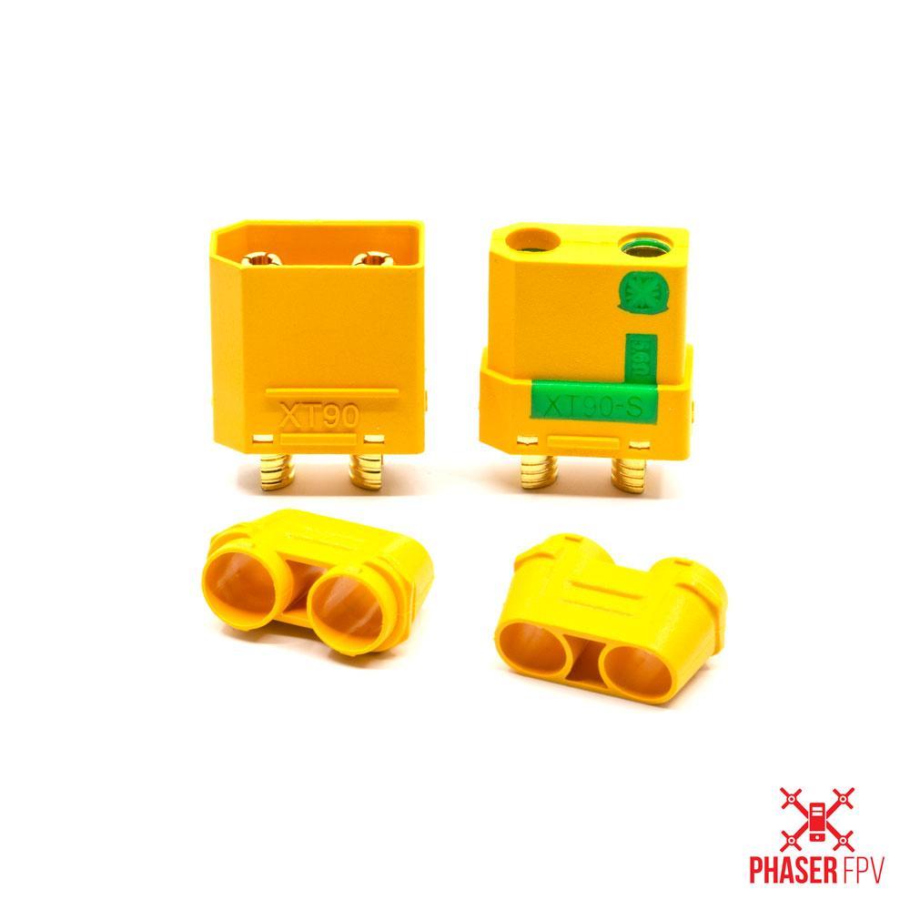 Amass XT90 - S Anti - Spark Connector Set with Sheath (One Pair)