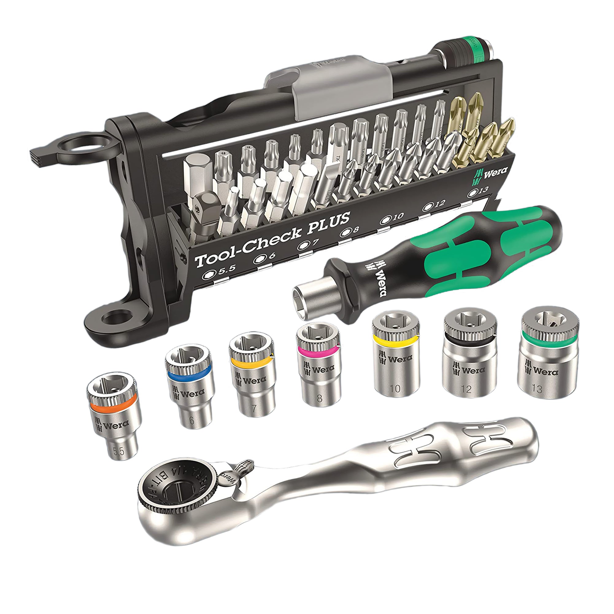 Wera Tool-Check PLUS 39-Piece High-Performance Bit Ratchet Set