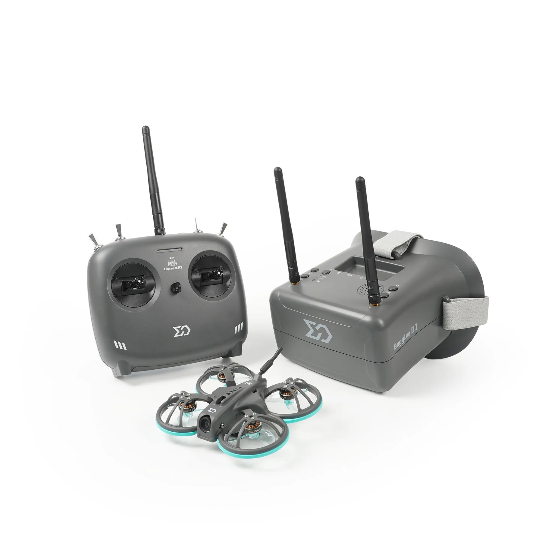 Hot Deal! Sub250 Whoopfly16 RTF Combo Kit Mode 2 with A30 Connector for FPV Beginners