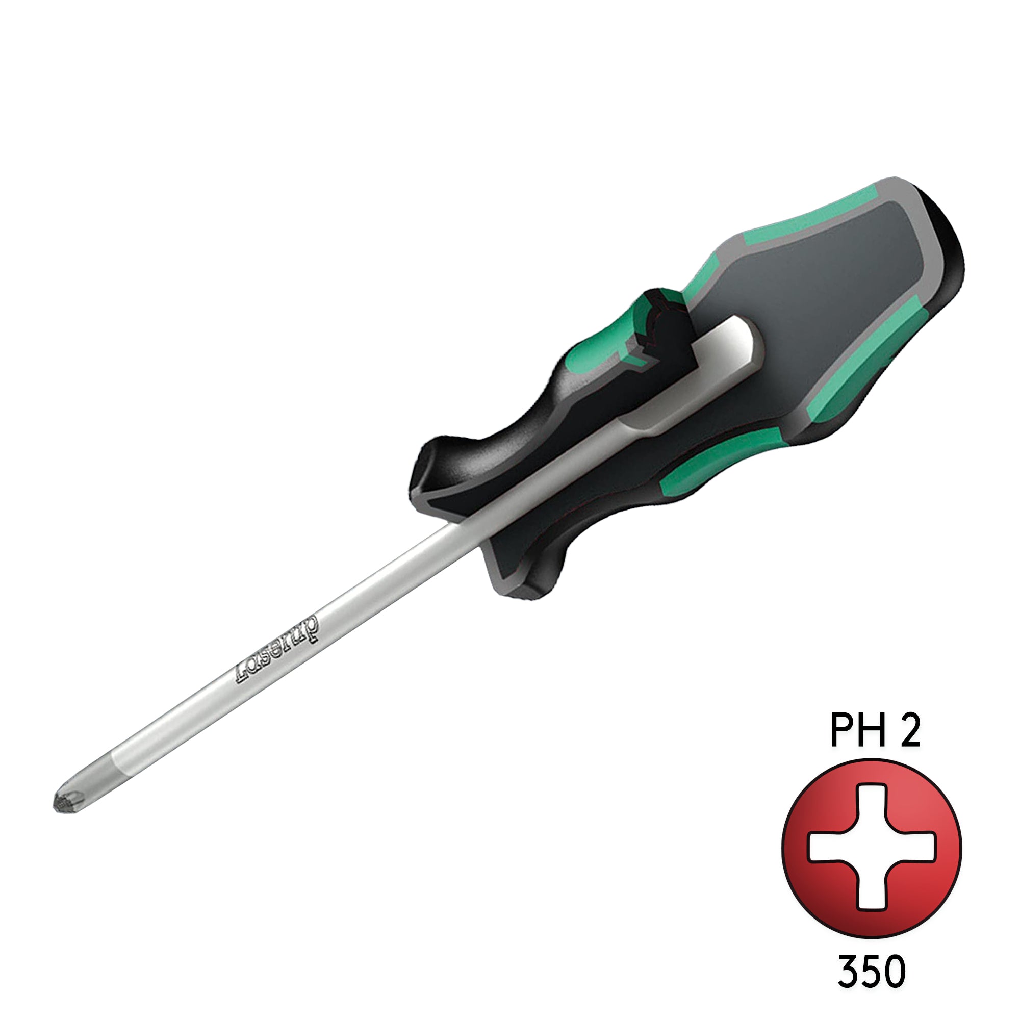 Get 10% Off! Wera 350 PH 2 100mm Phillips Screwdriver with Laser Tip