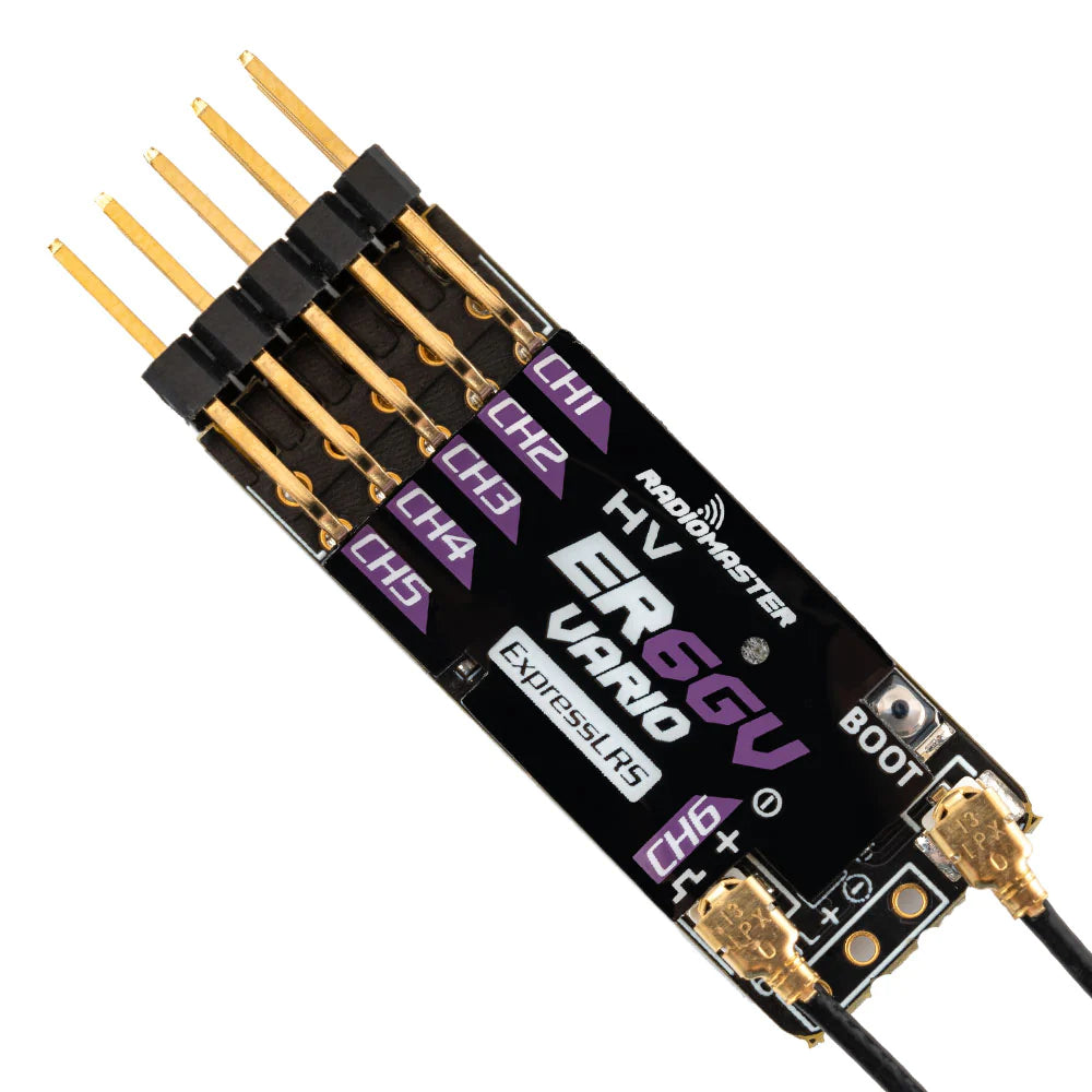 Get RadioMaster ER6G and ER6GV 2.4GHz ExpressLRS PWM Receiver for Great Hobby Experience