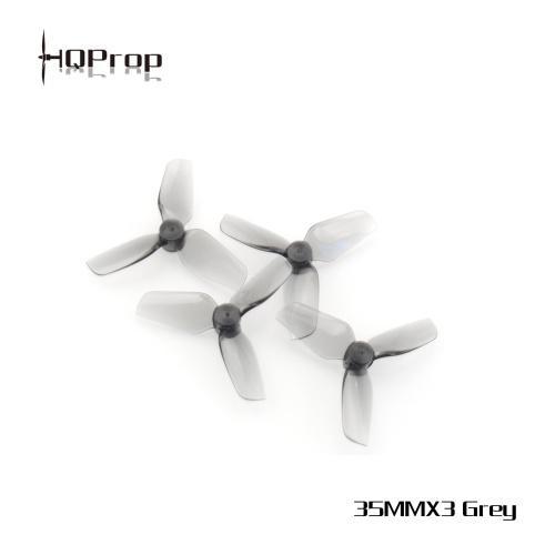HQProp 35MMX3 1.3-Inch Micro Whoop 1mm Shaft Propellers (2 CW + 2 CCW)