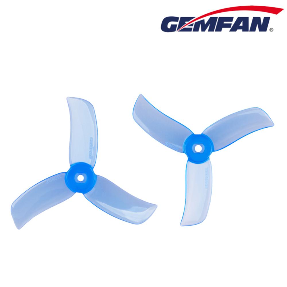 Gemfan Hulkie 2040 3-Blade Durable Propellers: 4CW + 4CCW for High-Speed Racing