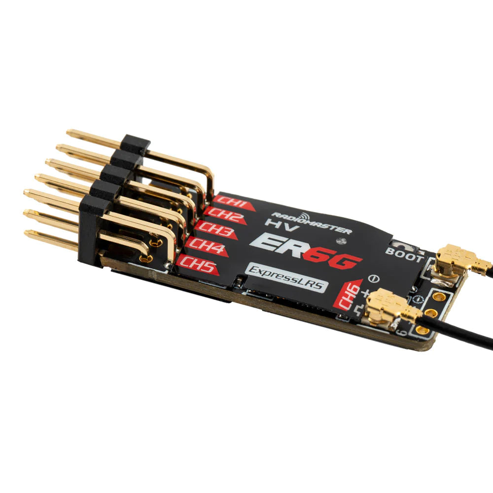 Get RadioMaster ER6G and ER6GV 2.4GHz ExpressLRS PWM Receiver for Great Hobby Experience