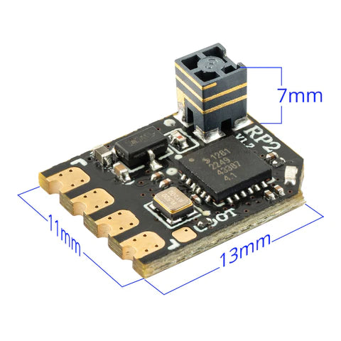Hot! Radiomaster RP2 V2 ExpressLRS 2.4GHz Nano Receiver