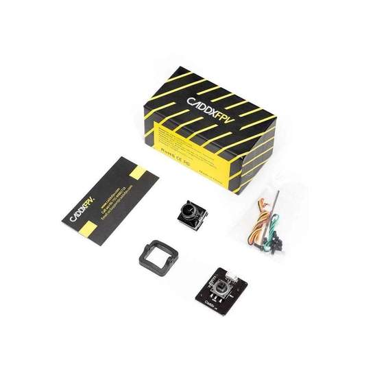 Caddx Baby Ratel 2 1200TVL 1.8mm FPV Camera - Black, 4:3/16:9 NTSC/PAL