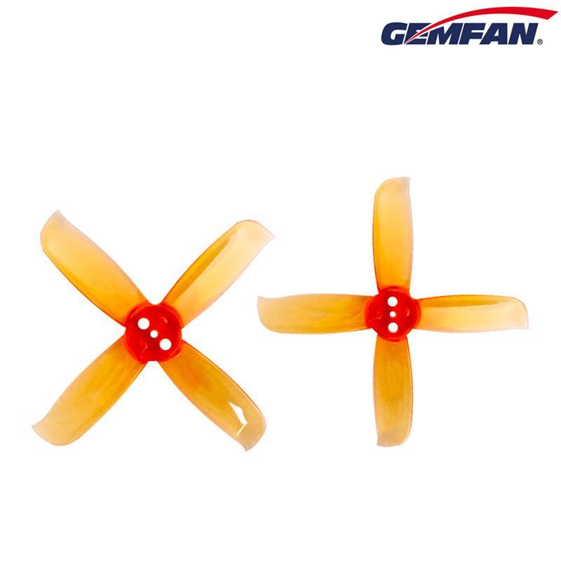 Gemfan Hulkie 2036 4-Blade 3-Hole Propellers Pack (8 Pcs, CW/CCW) - Durable for Racing