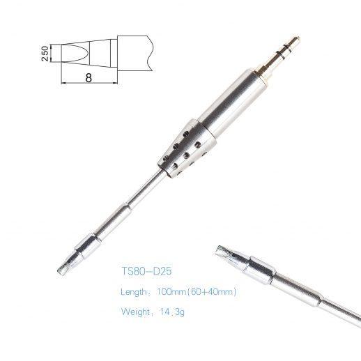 High - quality D25 Soldering Tip Replacement for TS80, TS80P and TS1C