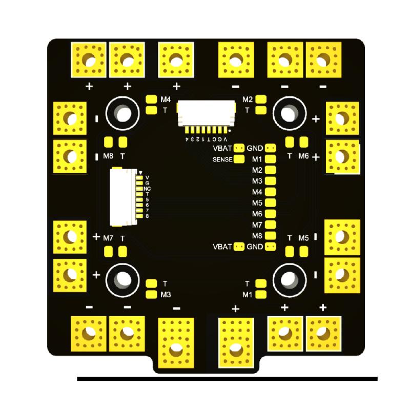 TBS High - Current 500A Lucid Power Distribution Board for Large Drones
