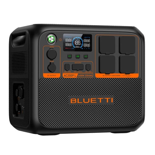Bluetti AC200PL Solar Power Station - 2400W 2304Wh for Reliable Off - grid Adventures