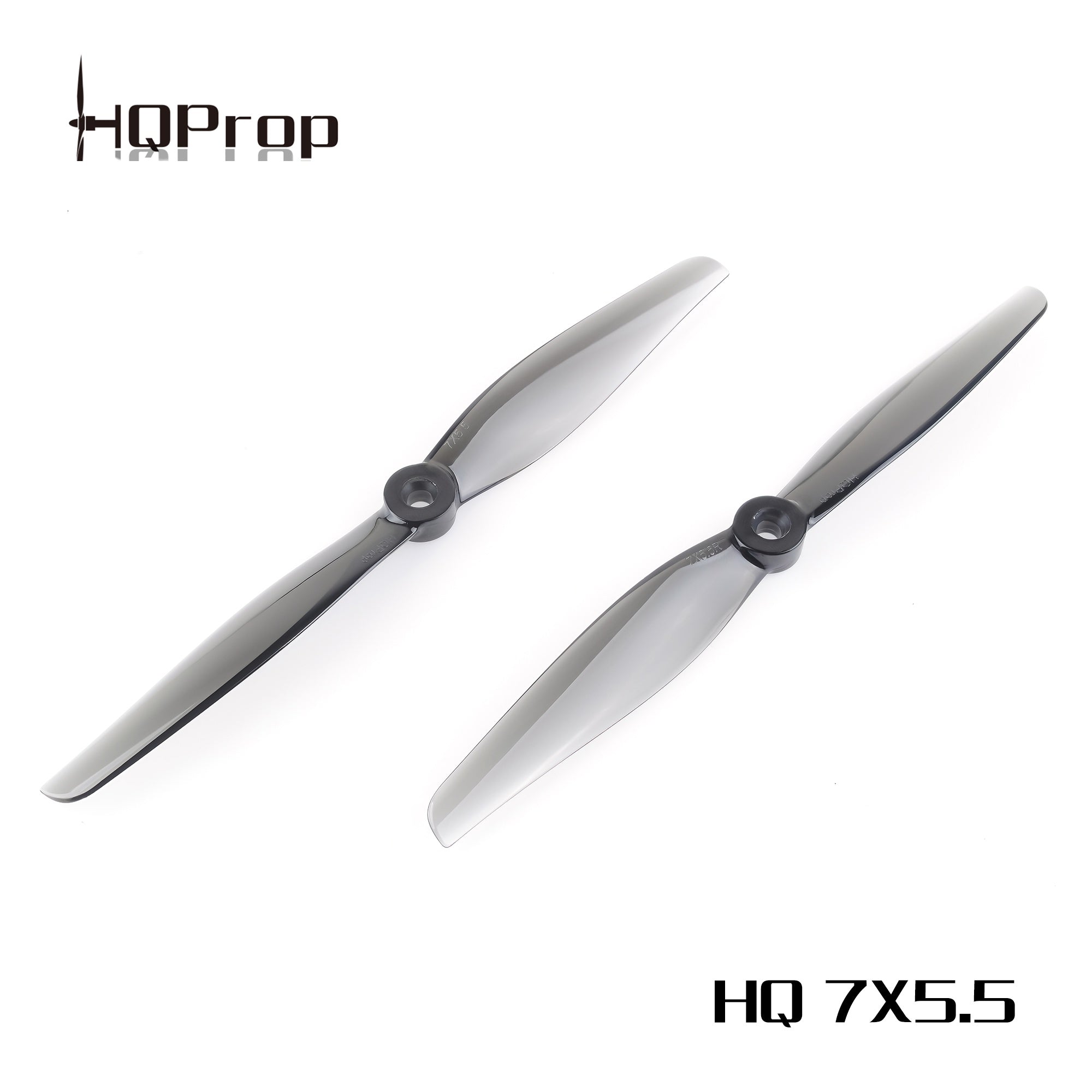 HQProp 7x5.5 Bi - Blade Propeller Set: 2CW + 2CCW, Great Deal!
