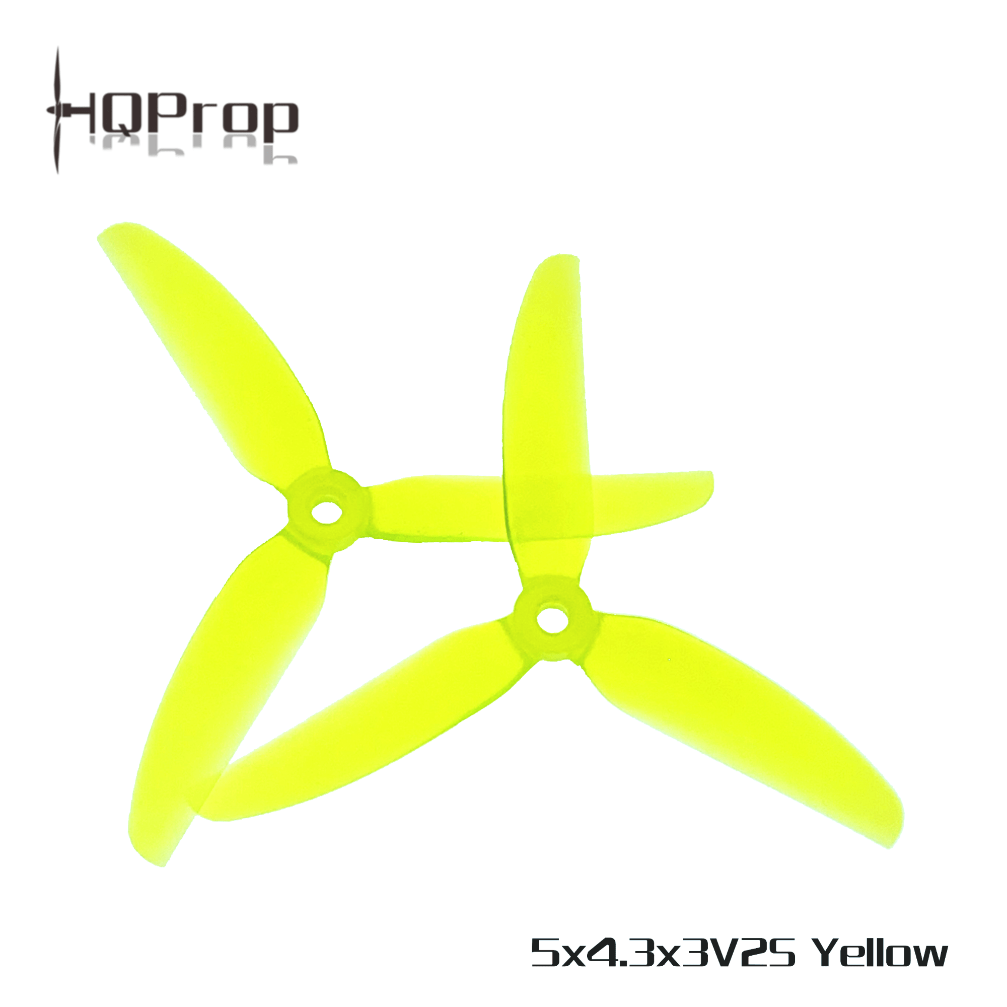 HQProp 5X4.3X3V2S Freestyle RC UAV Propellers (2CW+2CCW) with Four Colors