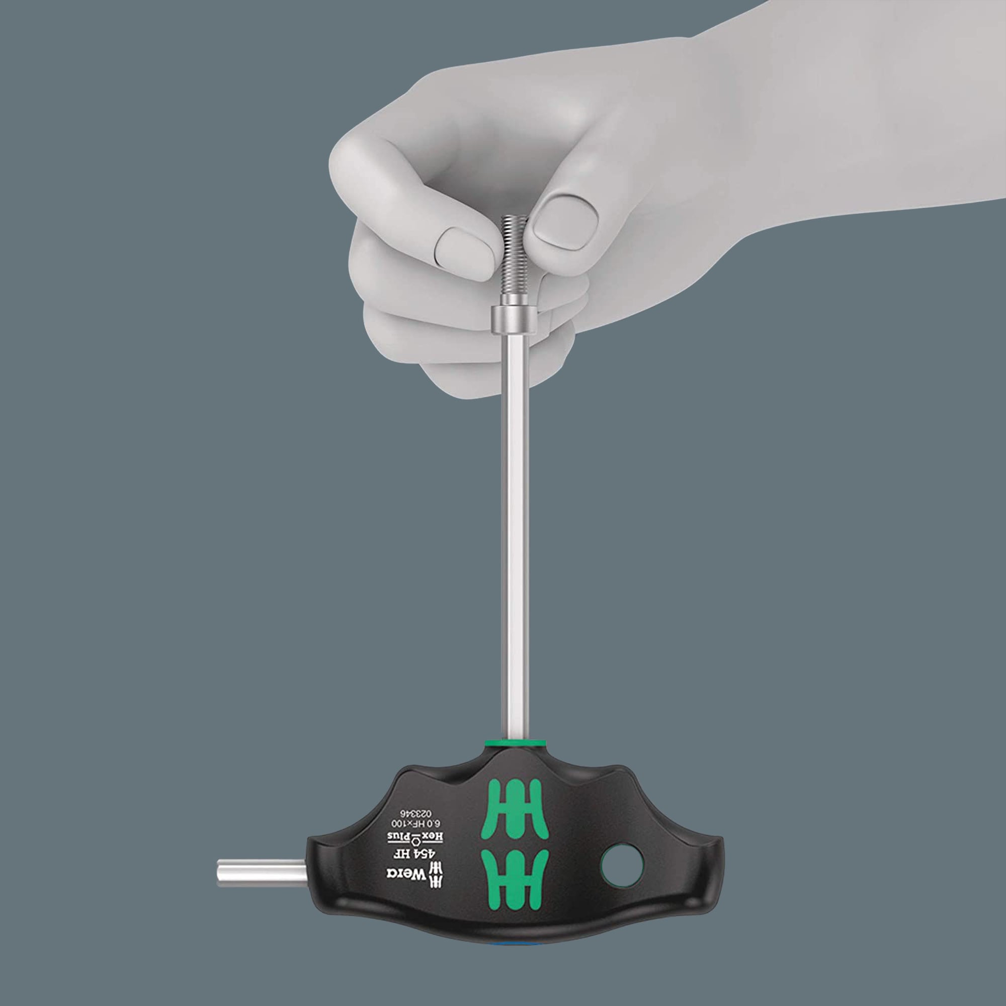 Wera 454 HF 3mm x 100mm T Handle Hex Screw Driver - High - Quality Tool on Sale