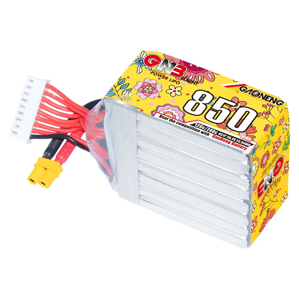 High - Energy GAONENG GNB 8S 30.4V 850mAh 120C XT30 LiPo Battery