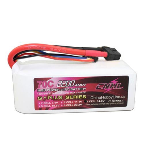 Hot Sale! CNHL 14.8V 4S 70C Lipo Battery with 2200mAh Capacity and XT60 Connector