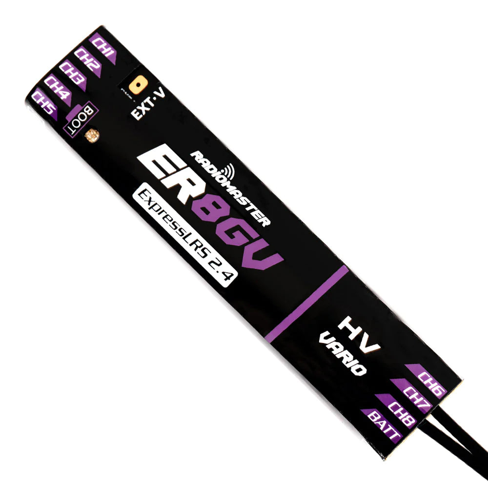 RadioMaster ER8G & ER8GV 2.4GHz ELRS High - Performance PWM Receivers