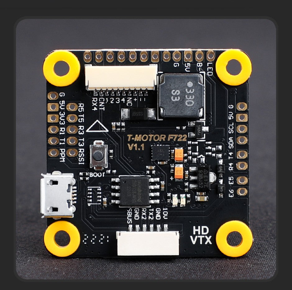 Hot Deal! T-Motor F7 HD Stack: F7 BMI270 FC + F55A PRO II 3 - 6S 4 - in - 1 AM32 ESC Combo