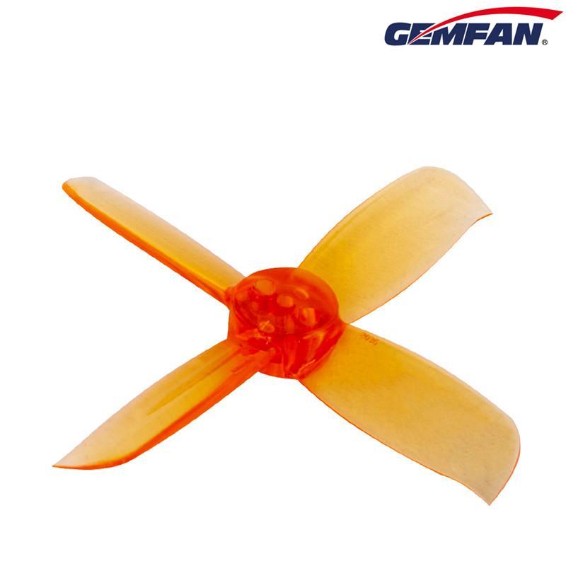 Gemfan Hulkie 2036 4-Blade 3-Hole Propellers Pack (8 Pcs, CW/CCW) - Durable for Racing