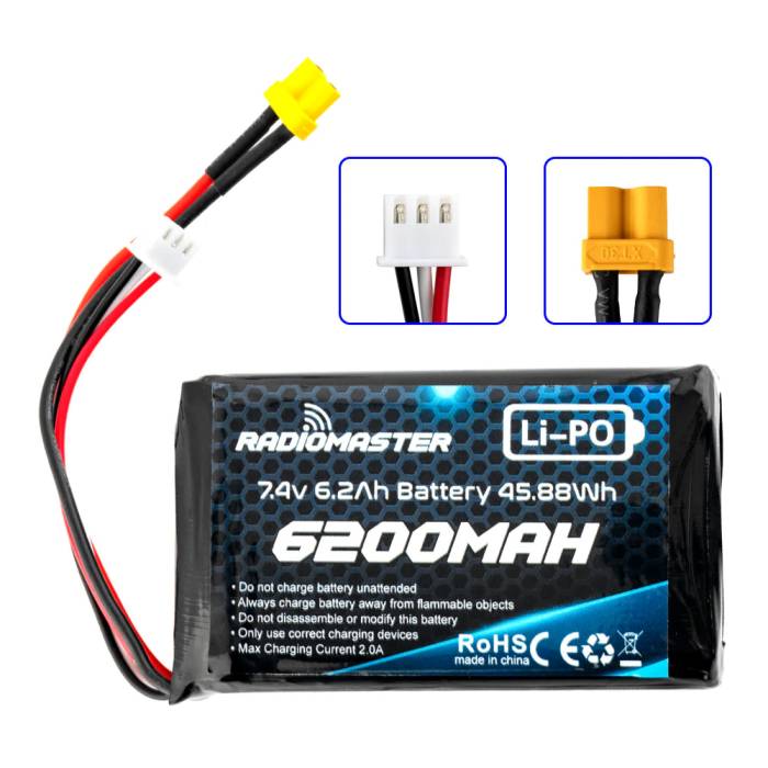 Hot Deal: Radiomaster 6200mAh 2S LiPo Battery for Boxer/TX16S