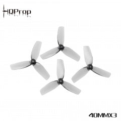 Hot Sale! HQ 40mm 3-Blade Micro Whoop Propellers (2CW + 2CCW) with 1.0/1.5mm Shaft