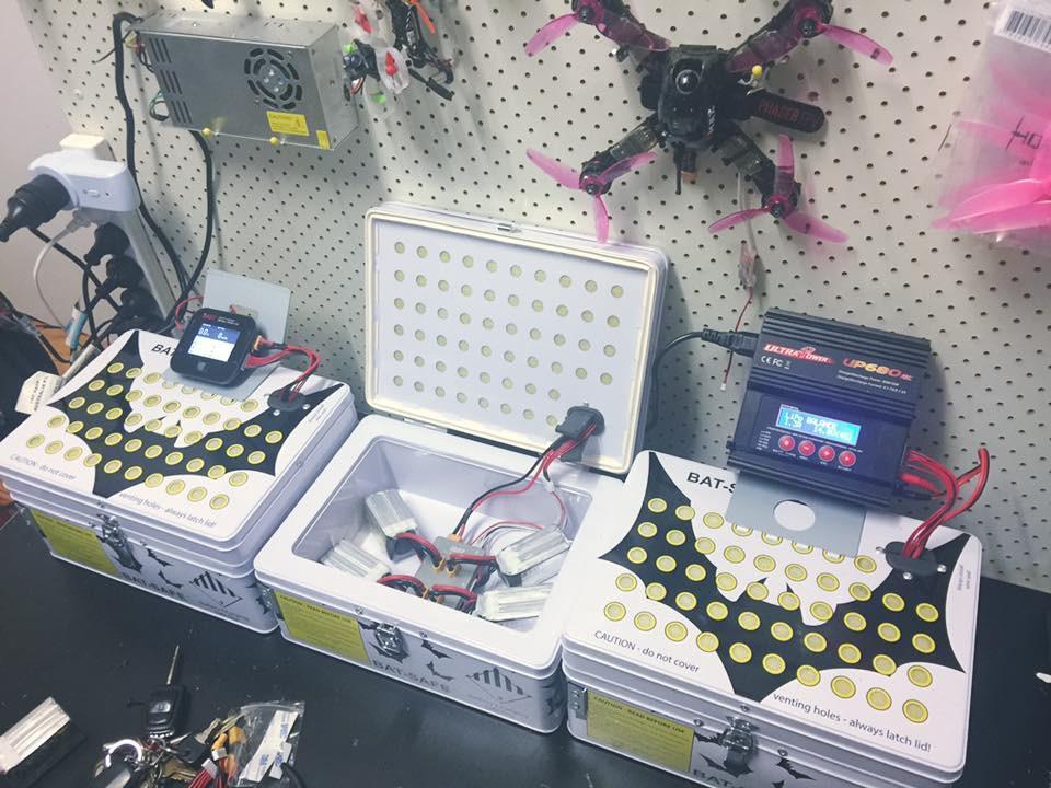 Bat-Safe Li-Po Battery Charging & Storage Safe Box (Standard Size) - Must-Have for RC Enthusiasts