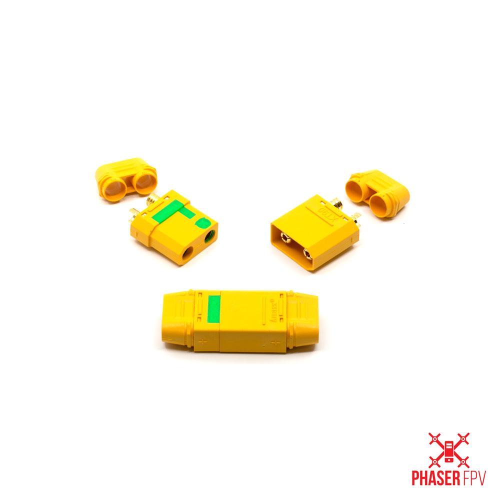 Amass XT90 - S Anti - Spark Connector Set with Sheath (One Pair)