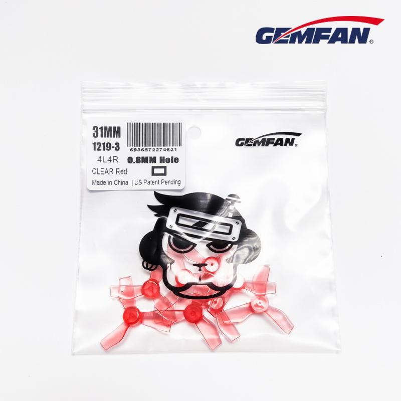 Gemfan 1219-3 31mm 1.2 Inch 3-Blade Whoop Racing Propellers (4CW + 4CCW) - High-Performance Offer