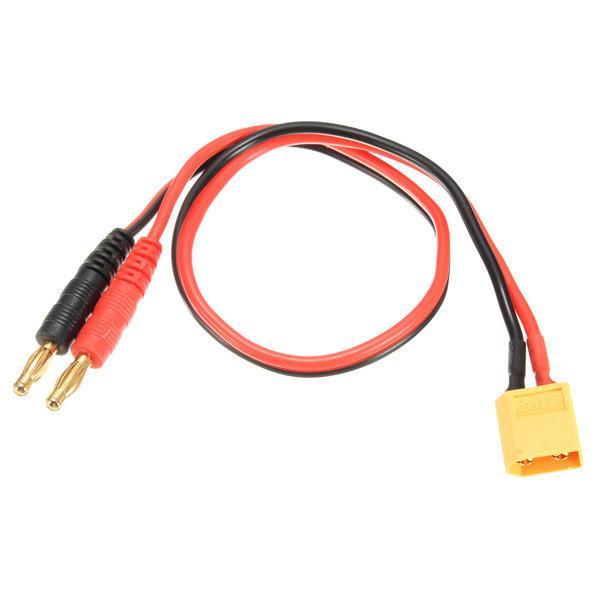 10cm XT60 Male to 4mm Banana Plug High - Quality Charge Lead
