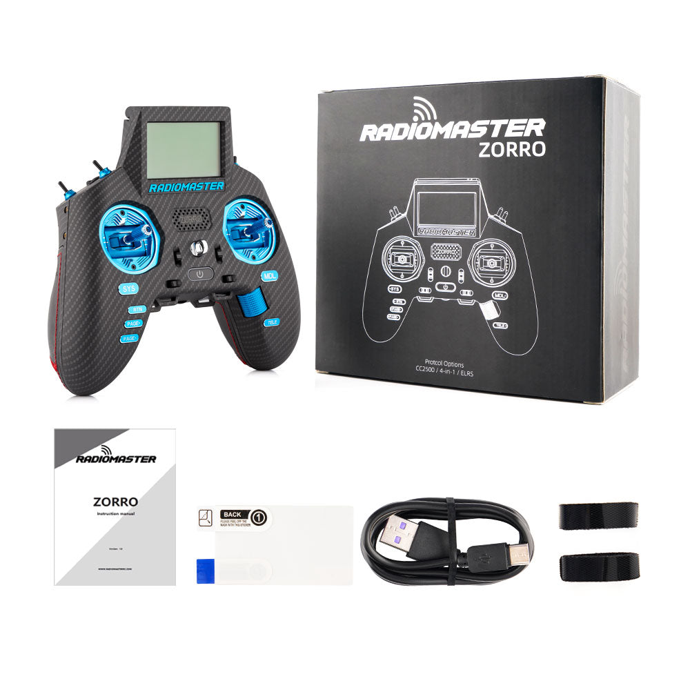 Hot Deal: Radiomaster Zorro Max Radio Controller (Batteries Not Included)