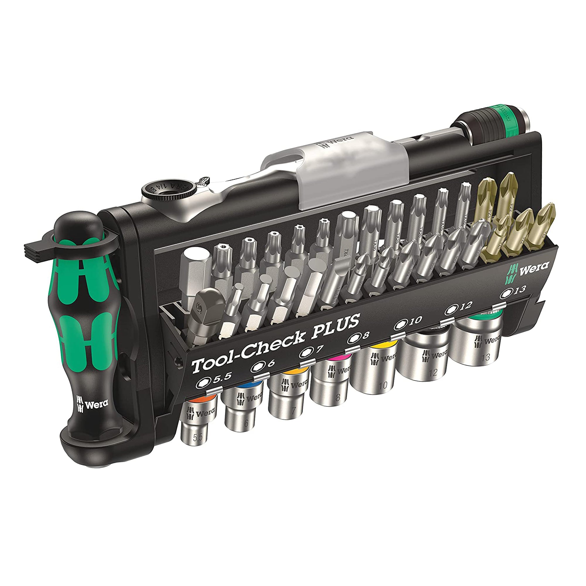 Wera Tool-Check PLUS 39-Piece High-Performance Bit Ratchet Set
