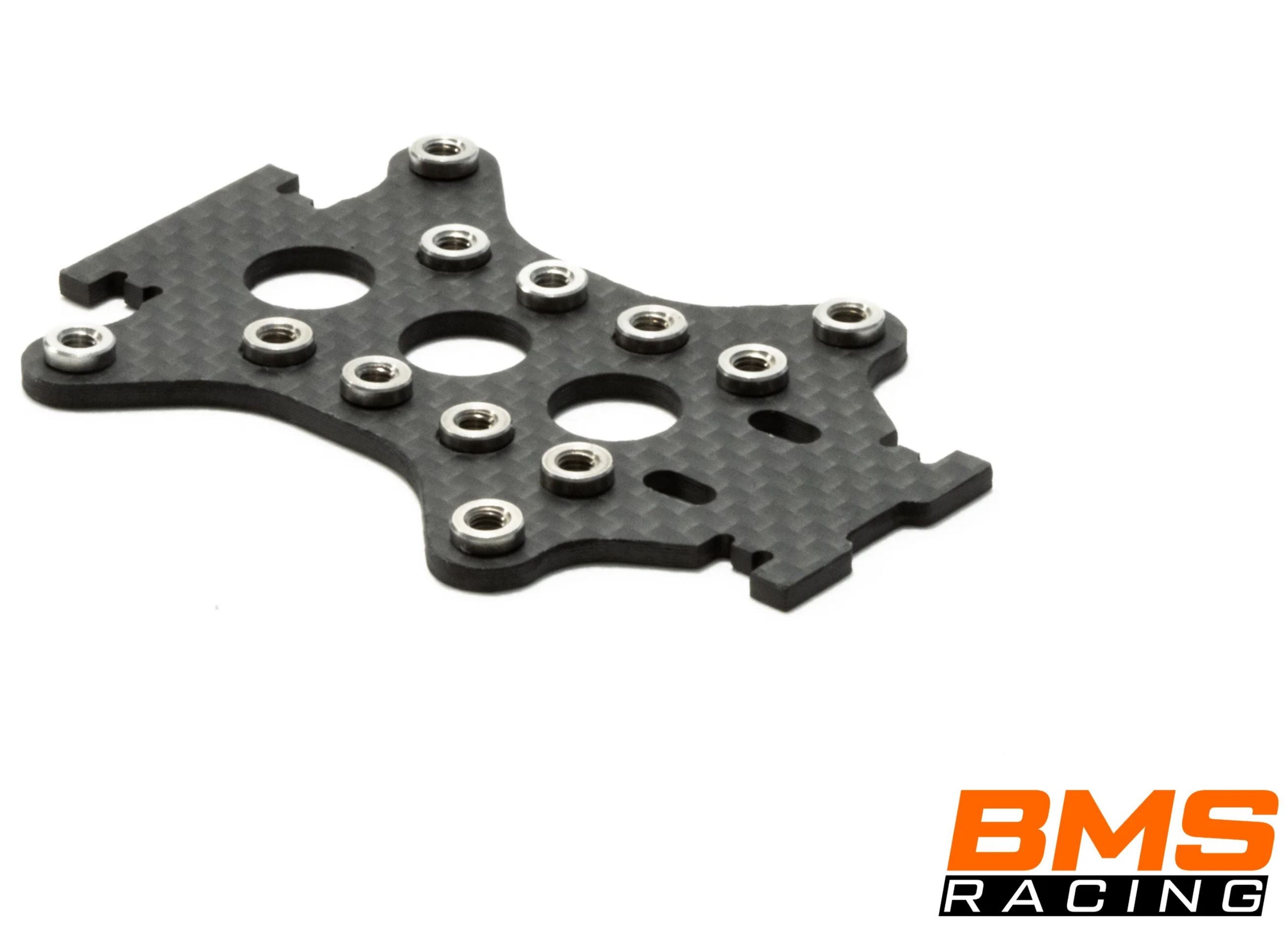 Hot Deal! BMS Racing T700 Carbon JS-2 Mid Plate with Fitted Pressnuts