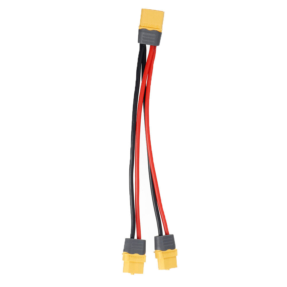 Hot Deal! Amass 150mm 16AWG XT60 1 Male to 2 Females Parallel Charging Cable