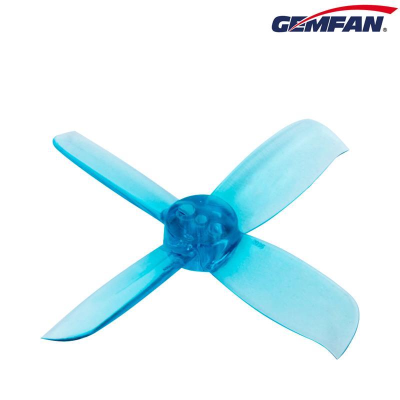 Gemfan Hulkie 2036 4-Blade 3-Hole Propellers Pack (8 Pcs, CW/CCW) - Durable for Racing