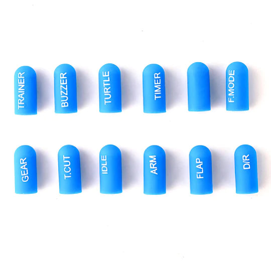 Radiomaster 12-Piece Labelled Silicone Switch Cover Set for All Radios