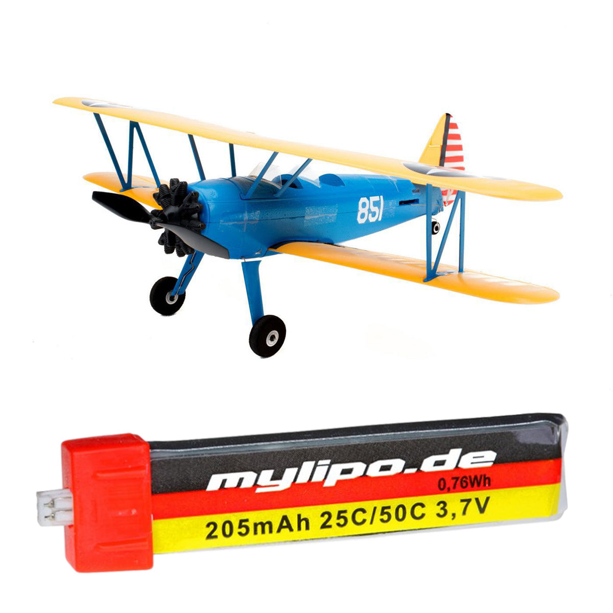 MMW DG Upgrade 205mAh Battery for UMX PT-17 (EFLU3080) - More Power!