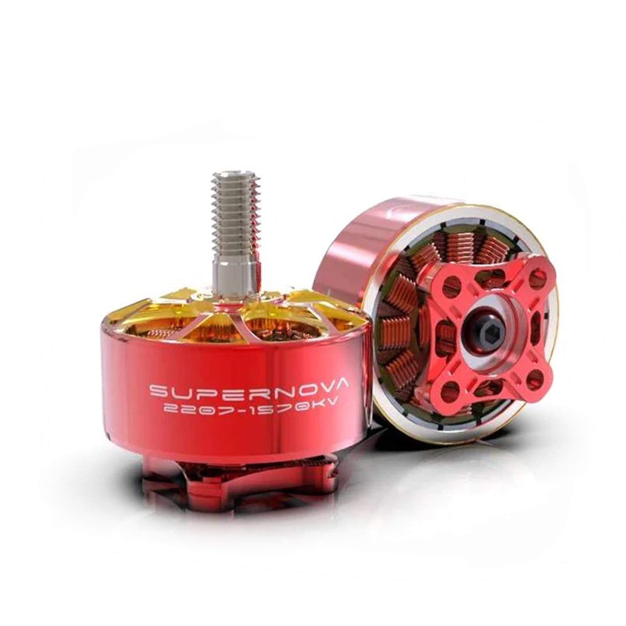 Hot Deal! RCINPOWER AOS Supernova 2207 1570KV 8S FPV Drone Motor in Red
