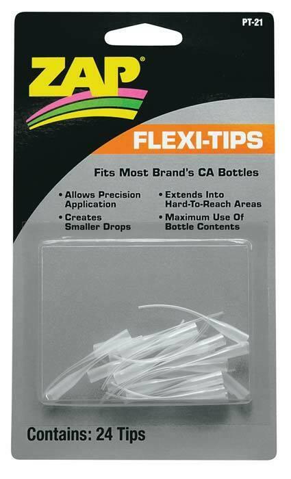 ZAP PT21 Flexible Tips - Perfect for Precise Glue Application