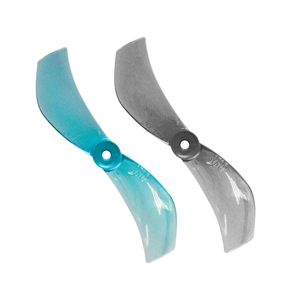 Gemfan 1610-2 40mm 1.6 Inch 2-Blade Propellers: 4 CW + 4 CCW - Great Deal!