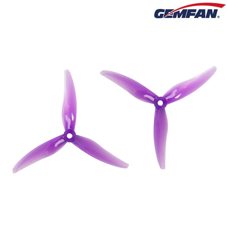 Gemfan Hurricane High - Performance 5 - inch Tri - Blade 51477 Propellers (2CW + 2CCW) Sale