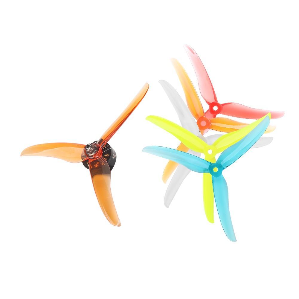 T-Motor T6143 6.1-Inch Tri-Blade Racing Propellers - 2 CW + 2 CCW, Ideal for High - Performance Racing