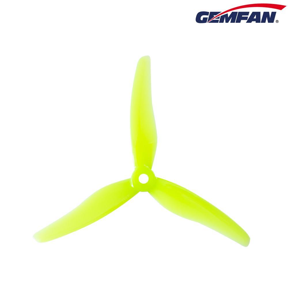 Hot Deal! Gemfan Hurricane 5.1-Inch Tri-Blade 51433 Propellers (2 CW + 2 CCW) for Drones